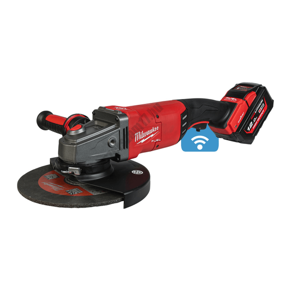 Milwaukee M18 FUEL ONE-KEY™ 230 mm sarokcsiszoló fékező funkcióval és hosszú alsó kapcsolóval | M18 ONEFLAG230XPDB-122C (4933478783) Milwaukee M18 FUEL ONE-KEY™ 230 mm sarokcsiszoló fékező funkcióval és hosszú alsó kapcsolóval | M18 ONEFLAG230XPDB-122C (4933478783)