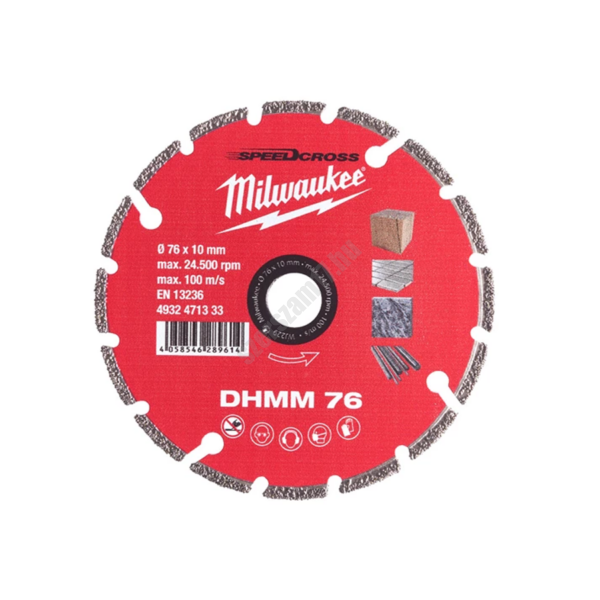 Milwaukee DHMM gyémánttárcsa 76 mm | (4932471333)