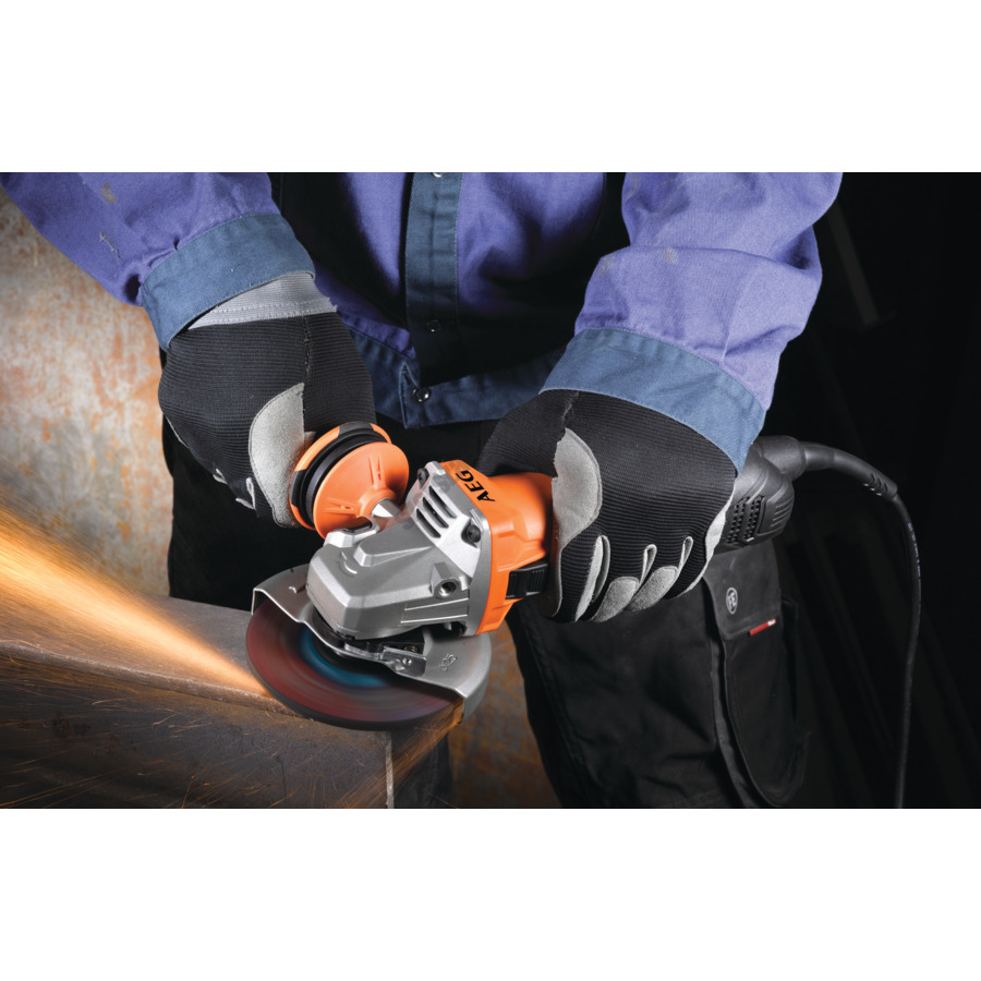 AEG 1300 W sarokcsiszoló, 125 mm, változtatható sebesség, védőburkolat, FIXTEC, pótfogantyú, feszültség alatti biztonsági relé, 4 m kábel, szerszámkofferben | WS 13-125SXEK (4935451310) AEG 1300 W sarokcsiszoló, 125 mm, változtatható sebesség, védőburkolat, FIXTEC, pótfogantyú, feszültség alatti biztonsági relé, 4 m kábel, szerszámkofferben | WS 13-125SXEK (4935451310)