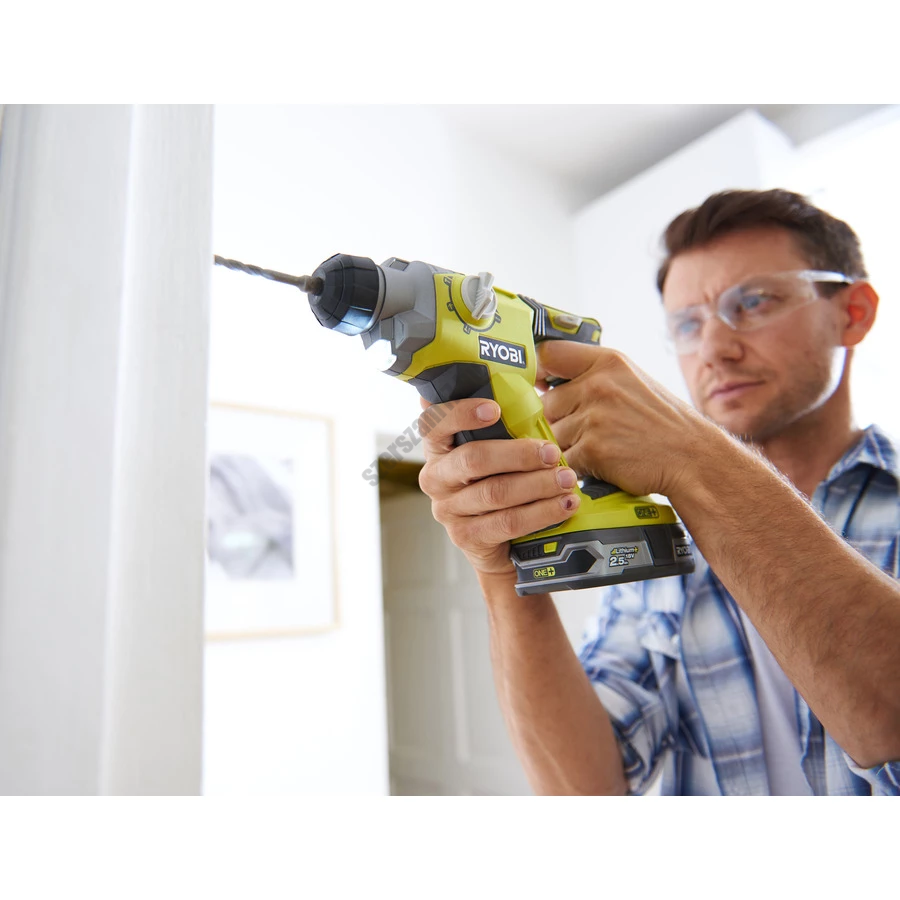 Ryobi 18 V SDS-plus fúrókalapács, akkumulátor és töltő nélkül | R18SDS-0 (5133002305) Ryobi 18 V SDS-plus fúrókalapács, akkumulátor és töltő nélkül | R18SDS-0 (5133002305)