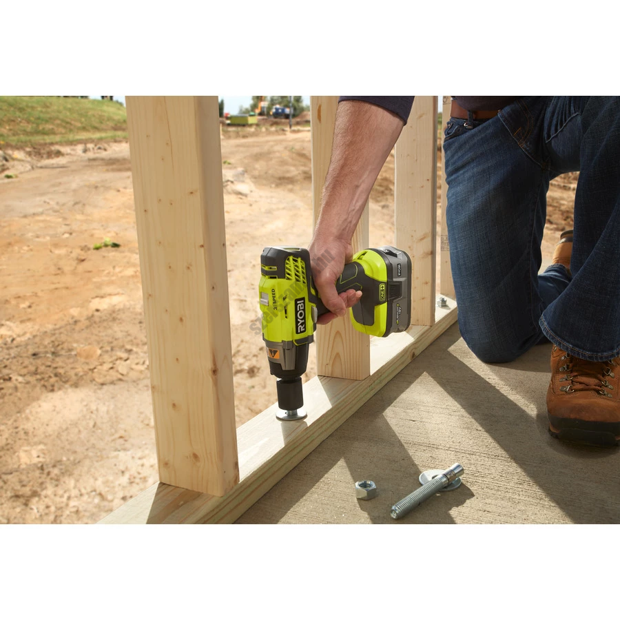 Ryobi 18 V három sebességes 1/2" dugókulcsos ütvecsavarozó, 1/4˝ hex adapter, akkumulátor és töltő nélkül | R18IW3-0 (5133002436) Ryobi 18 V három sebességes 1/2" dugókulcsos ütvecsavarozó, 1/4˝ hex adapter, akkumulátor és töltő nélkül | R18IW3-0 (5133002436)