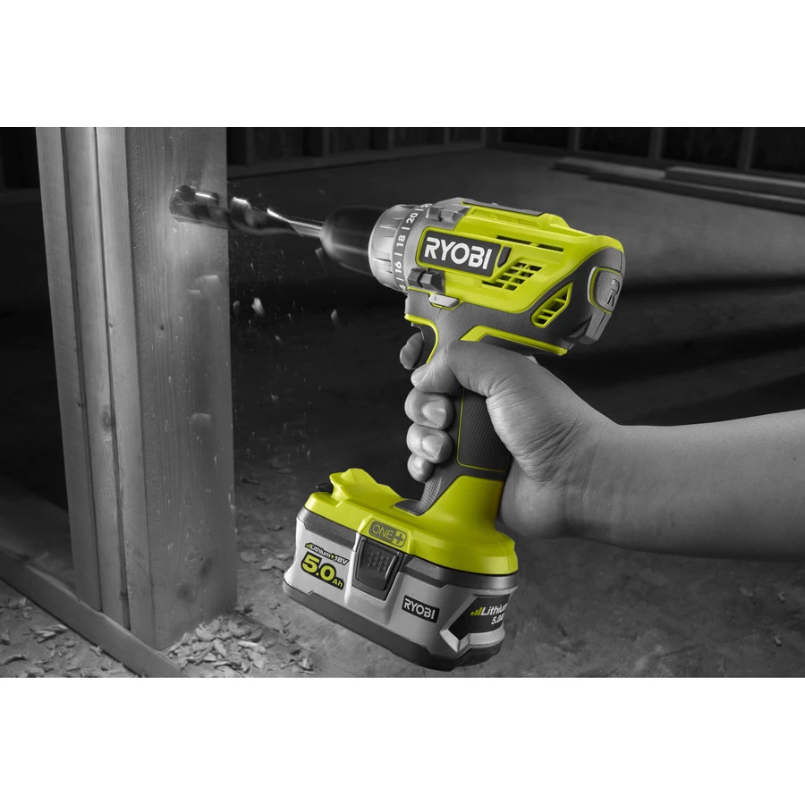 Ryobi 18 V nagyteljesítményű fúrócsavarozó, 50 Nm, 13 mm tokmány, akkumulátor és töltő nélkül | R18DD3-0 (5133002889) Ryobi 18 V nagyteljesítményű fúrócsavarozó, 50 Nm, 13 mm tokmány, akkumulátor és töltő nélkül | R18DD3-0 (5133002889)