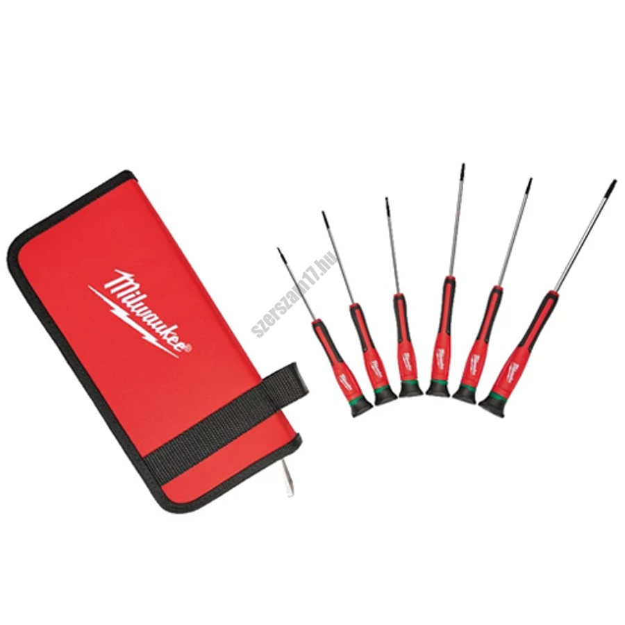 Milwaukee 6 darabos precíziós csavarhúzó készlet Torx | 4932471870 Milwaukee 6 darabos precíziós csavarhúzó készlet Torx | 4932471870