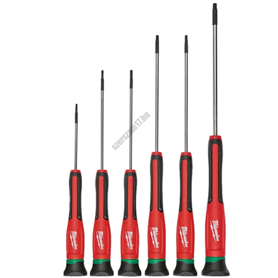 Milwaukee 6 darabos precíziós csavarhúzó készlet Torx | 4932471870 Milwaukee 6 darabos precíziós csavarhúzó készlet Torx | 4932471870