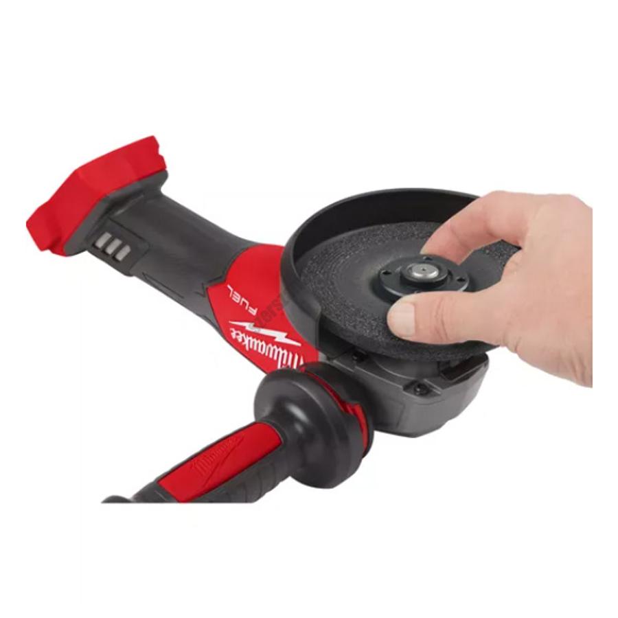Milwaukee 125 mm sarokcsiszoló csúsztatható kapcsolóval | M18 FSAG125X-0 (4933478701) Milwaukee 125 mm sarokcsiszoló csúsztatható kapcsolóval | M18 FSAG125X-0 (4933478701)