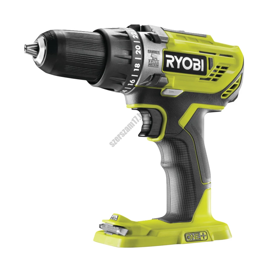 Ryobi 18 V nagyteljesítményű ütvefúró-csavarozó, 50 Nm, 13 mm tokmány, akkumulátor és töltő nélkül | R18PD3-0 (5133002888) Ryobi 18 V nagyteljesítményű ütvefúró-csavarozó, 50 Nm, 13 mm tokmány, akkumulátor és töltő nélkül | R18PD3-0 (5133002888)