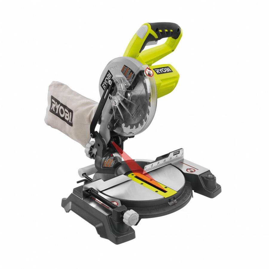 Ryobi 18 V gérvágó, 190 mm, 1 x 24 fogas TCT fűrészlap, 1 x leszorító, porgyűjtő zsák, kulcs, akkumulátor és töltő nélkül | EMS190DCL (5133000932) Ryobi 18 V gérvágó, 190 mm, 1 x 24 fogas TCT fűrészlap, 1 x leszorító, porgyűjtő zsák, kulcs, akkumulátor és töltő nélkül | EMS190DCL (5133000932)